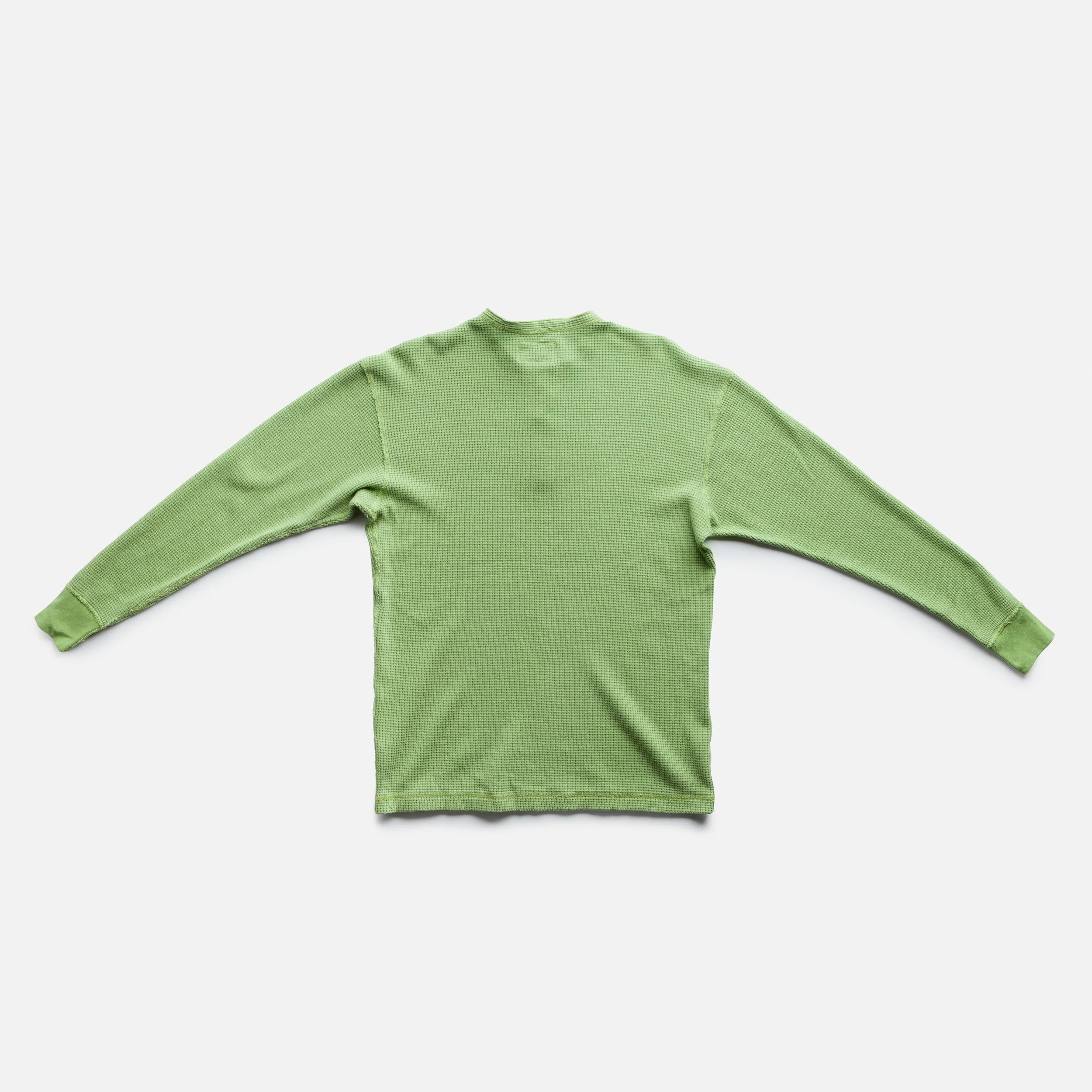 トップス 00s PPFM garment dye thermal henley neck Lucky Brand Men's Garment Dye Thermal Henley, Terracotta at